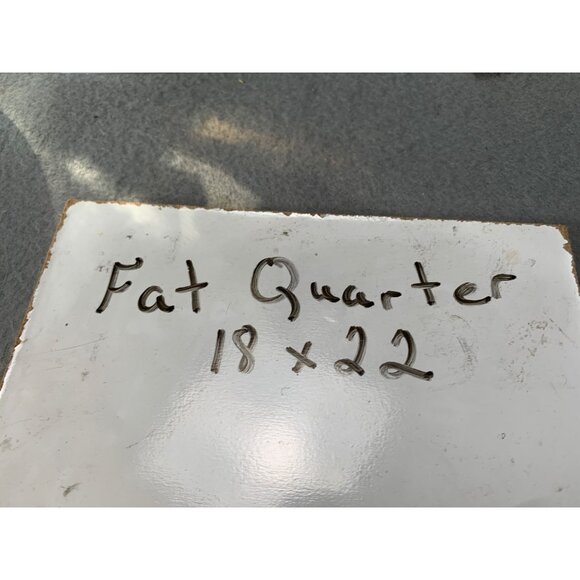 Green & White Gingham Fat Quarter Cotton Fabric 18" x 22" Sewing - Picture 3 of 4